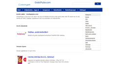 Desktop Screenshot of gratisprylar.com